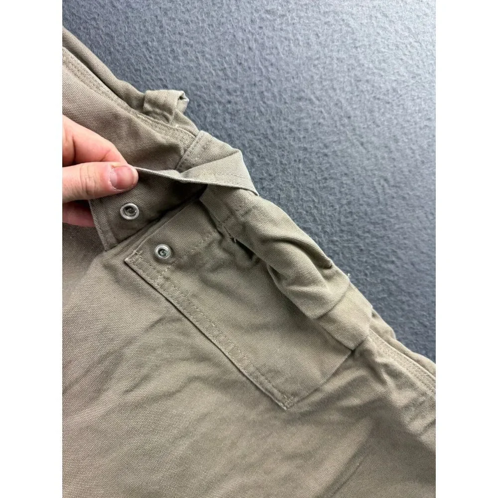 Carhartt Pants Mens 38x27 Brown Vintage Cargo Duck Canvas Carpenter B112 DES 90s